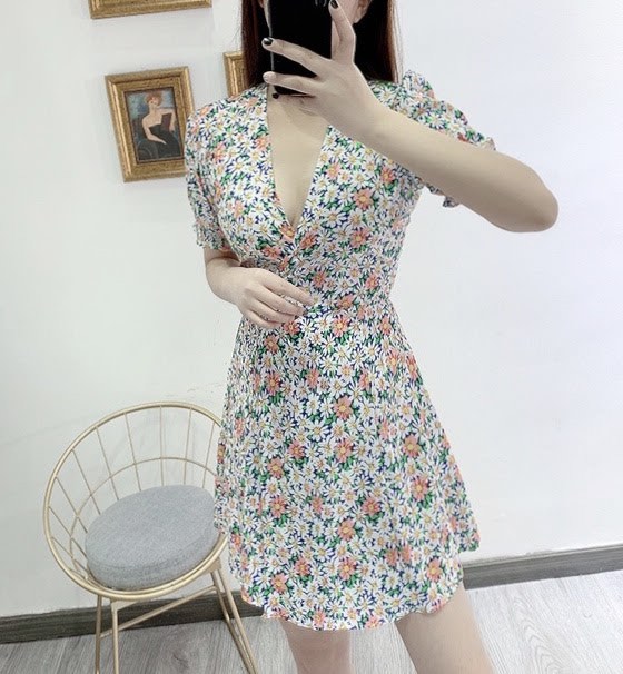 IN STOCK Helia Floral Wrap Dress