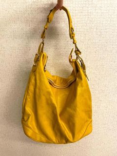 Pinto Shoulder Envelope Bag - Mustard