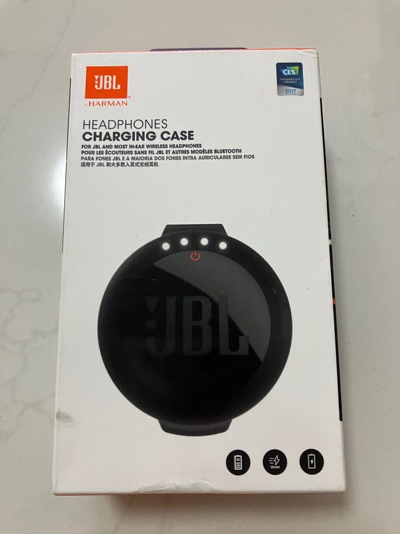 JBL Headphones Charging Case (Black), Audio, Portable Audio Accessories
