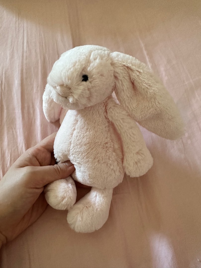 Jellycat rattle Pink like new, Babies & Kids, Infant Playtime on