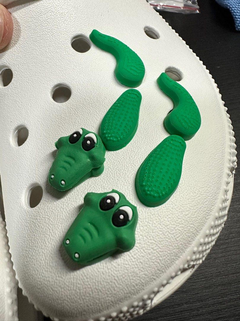 JIBBITS CROCS CROCODILE 3 PIECE BODY HEAD TAIL Men s Fashion