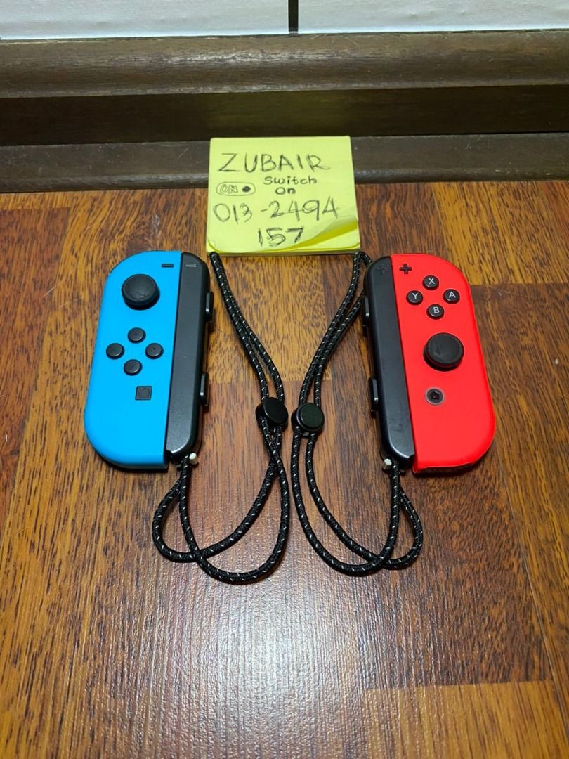 Joycon and strap, Video Gaming, Gaming Accessories, Controllers on