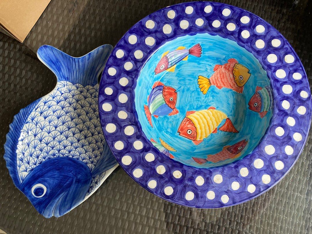 Kitchen Plates and Bowl, Furniture & Home Living, Kitchenware