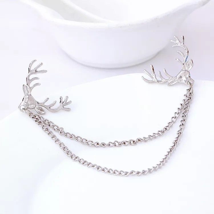 Mens collar deals brooch