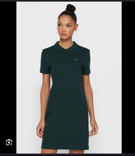 Lacoste polo墨綠洋裝 法國製