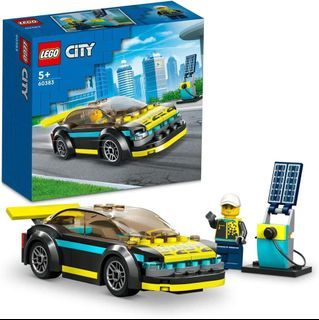 LEGO City 60383 Electric Sports Car Building Toy Set (95 Pieces)