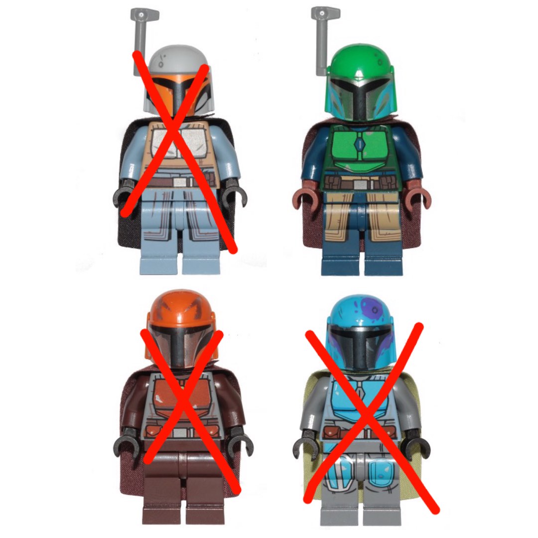 LEGO Star Wars Mandalorian Tribe Warriors SW1077 / SW1078 / SW1079 /  SW1080, Hobbies & Toys, Toys & Games on Carousell