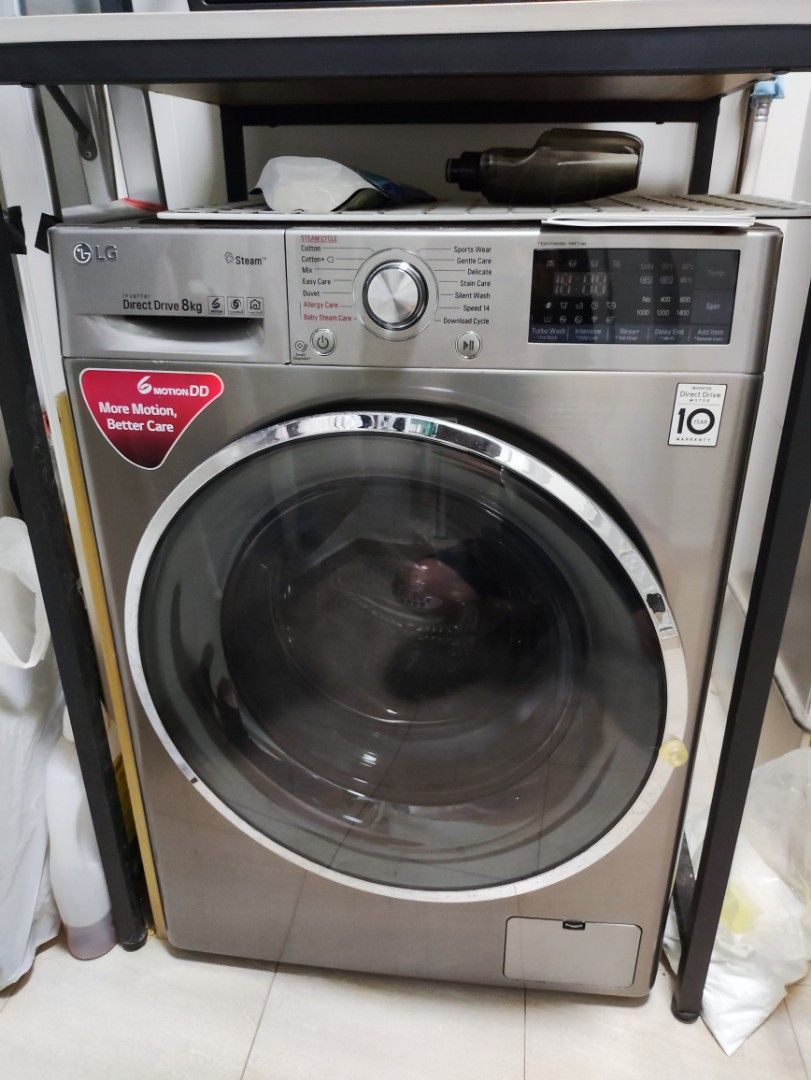 LG washing machine FC1408S3E, TV & Home Appliances, Washing Machines