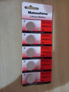 Lithium Batteries (Matsushima) CR2016