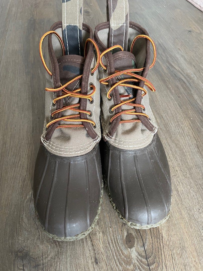 L.L. Bean Small Batch Bean Boot 6 Canvas Made in USA Water