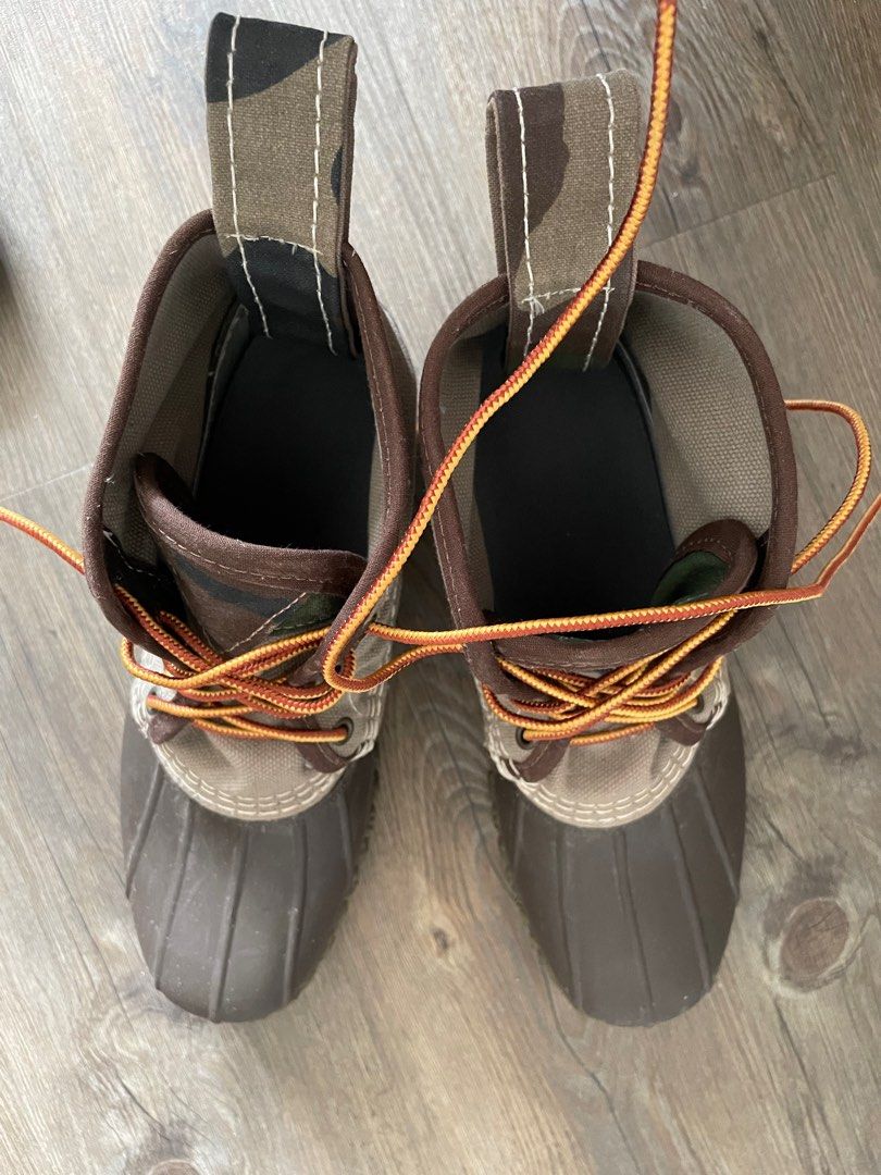 L.L. Bean Small Batch Bean Boot 6 Canvas Made in USA Water