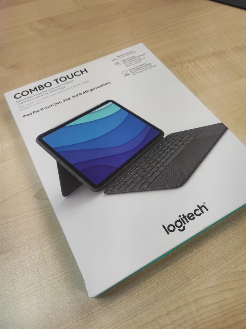 Logitech Combo Touch Keyboard for iPad Pro 11-inch (1st, 2nd, and 3rd