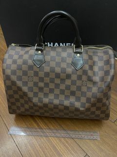 Louis Vuitton Speedy 35 Damier Leather Bag