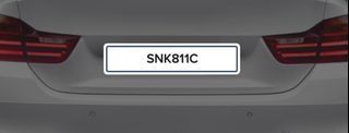 *LTA FEES INCLUDED* SNK 811 C Carplate Number For Sale!