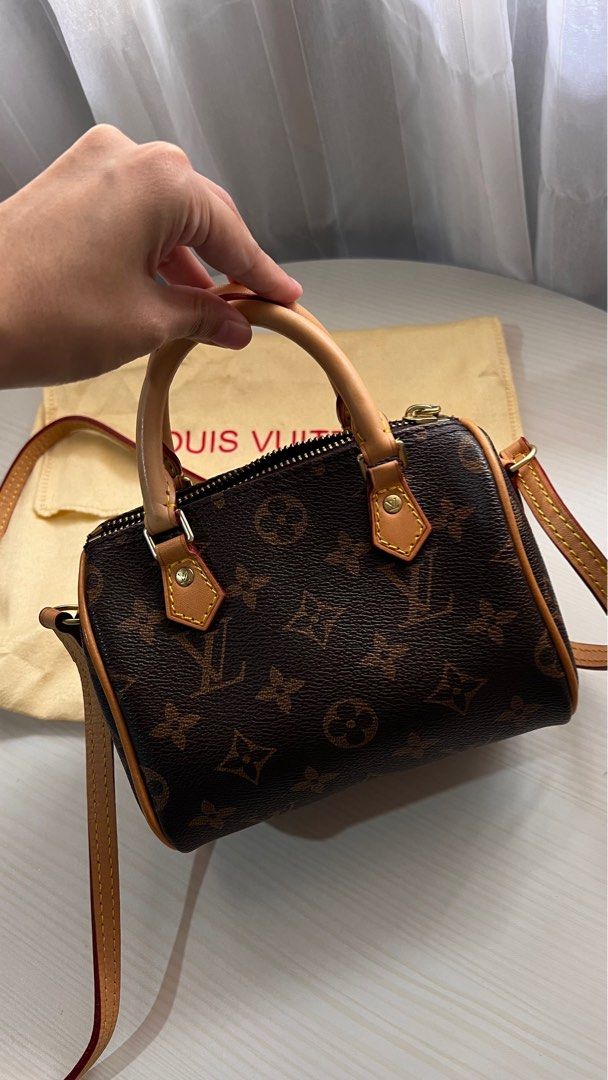 Authentic Louis Vuitton Speedy Mini HL in Monogram, Luxury, Bags & Wallets  on Carousell