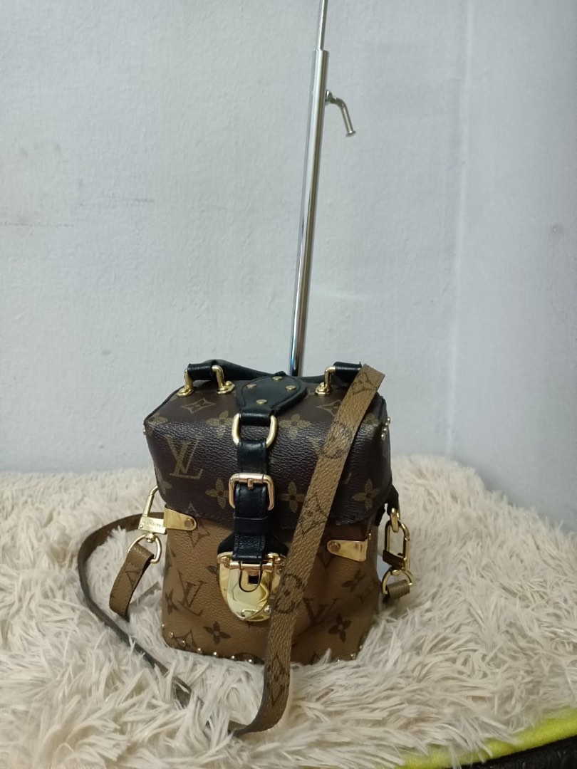 LV reverse camera box monogram crossbody bag, Luxury, Bags & Wallets on  Carousell