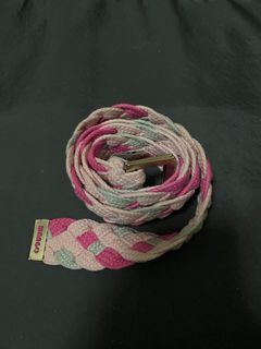 MANGO Braided Belt (Pink)