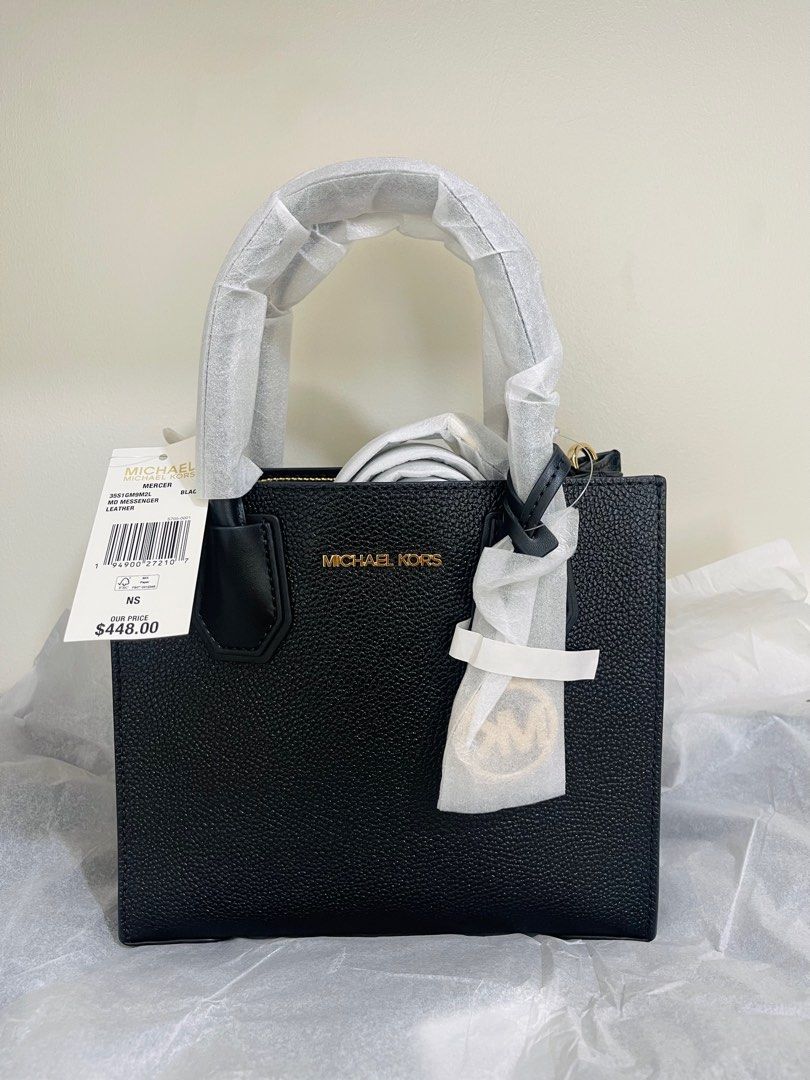 Michael kors mercer top md messenger bag black