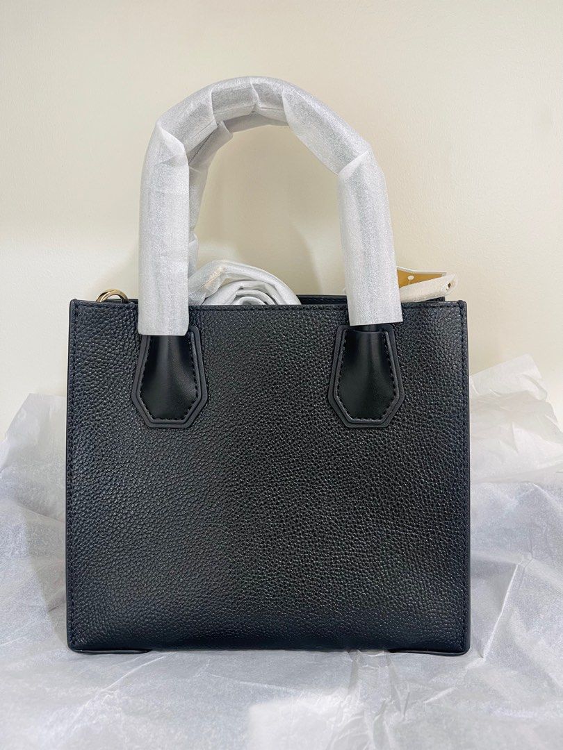 Michael Kors Mercer Black MD messenger handbag
