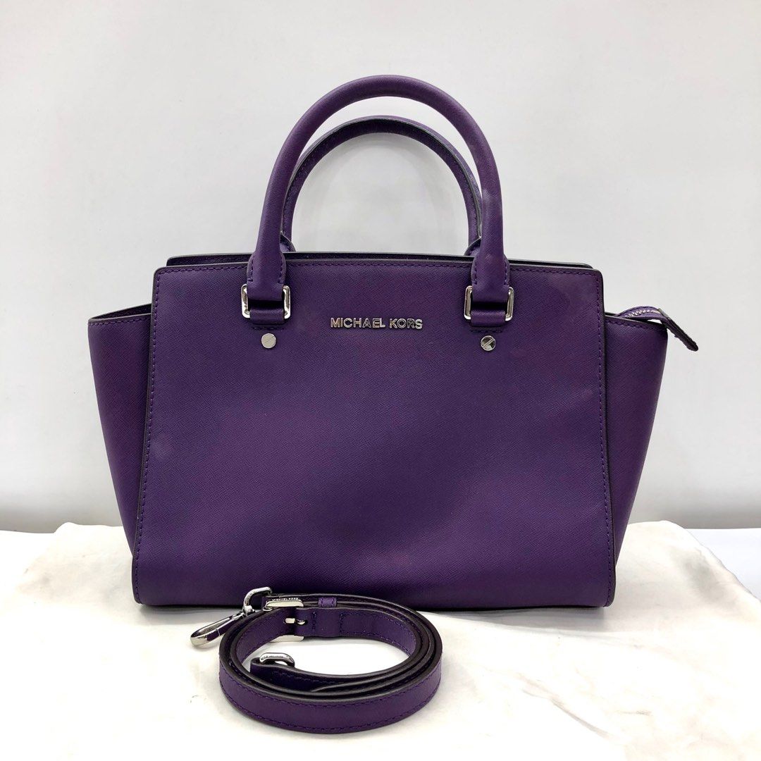 MICHAEL KORS PURPLE 2 WAY HAND SHOULDER BAG 227030122