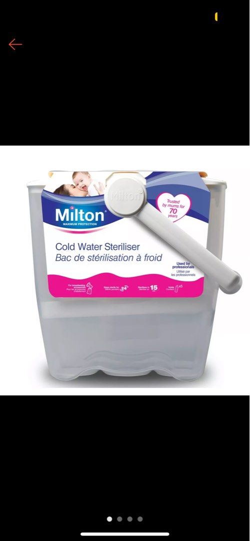 Milton portable sterilizer (free sterilizing tablets), Babies & Kids