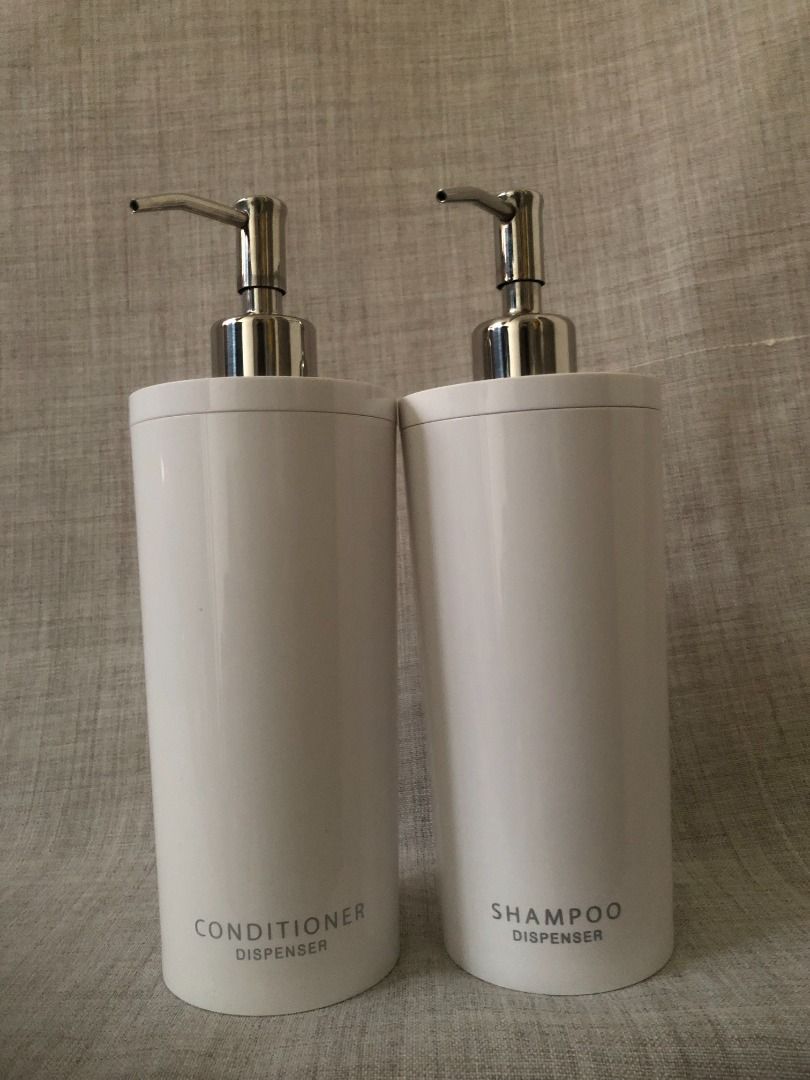 Minimalist Luxury Shampoo and Conditioner Dispenser Set Original