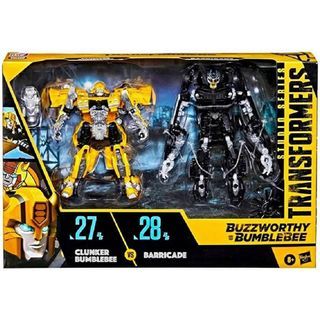MISB Transformers Generations Buzzworthy Bumblebee Studio Series 27BB Clunker Bumblebee Vs 28BB Barricade 2-Pack