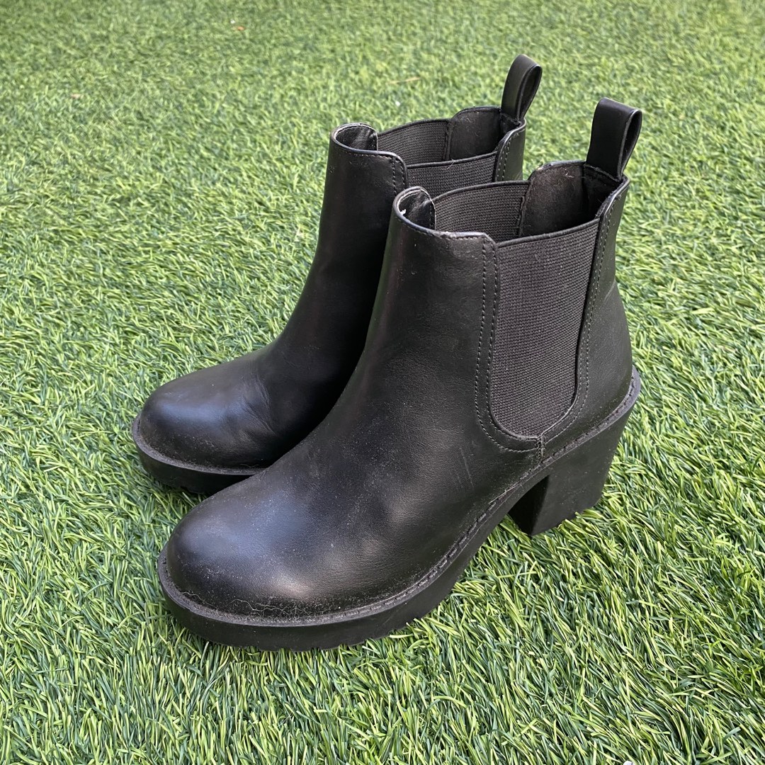 Monki Ankle Boots in Black Women s Fashion Footwear Boots on