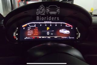 Maserati GranTurismo Quattroporte GTS GC MC GT GC system instrument panel car LCD dashboard  speedo speedometer digital gauge cluster cockpit