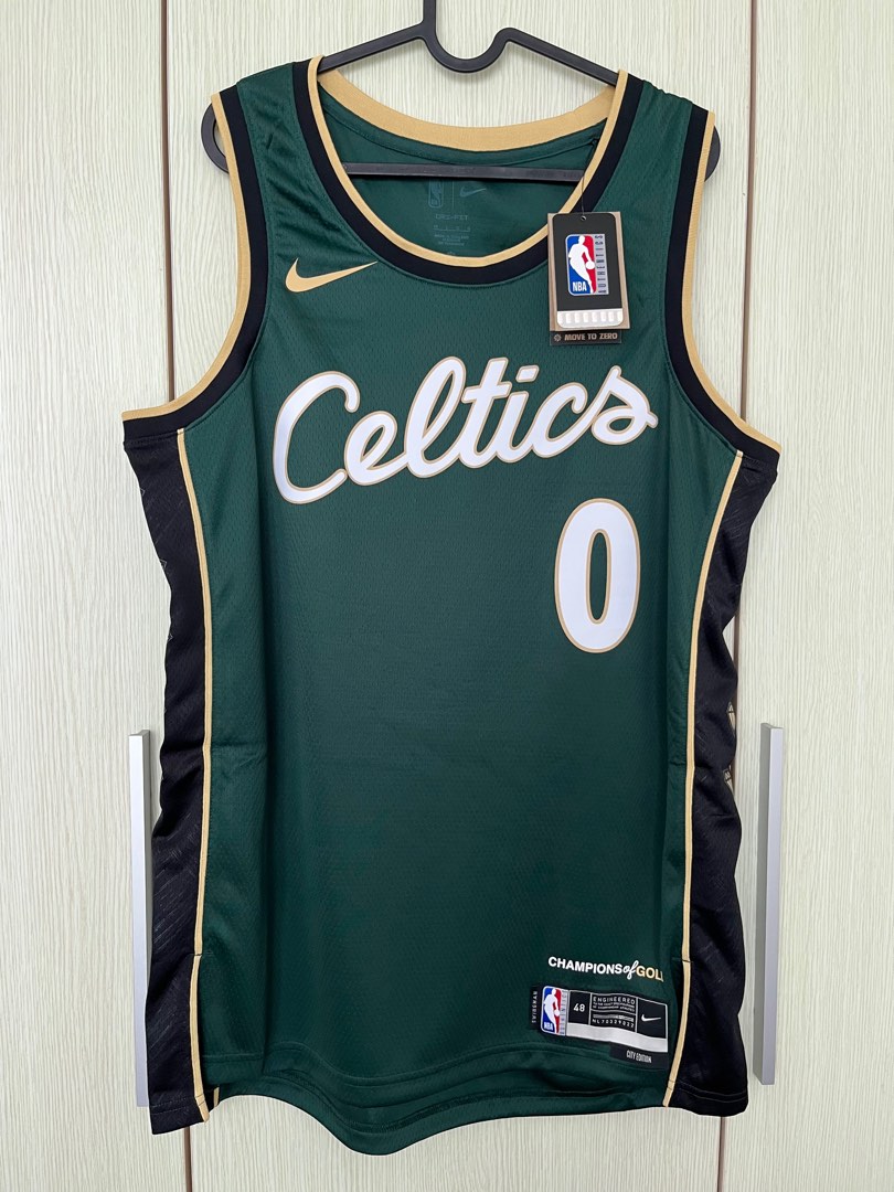 Nike Jaylen Brown #7 Boston Celtics 2022-23 NBA City Edition Jersey Men's  LARGE