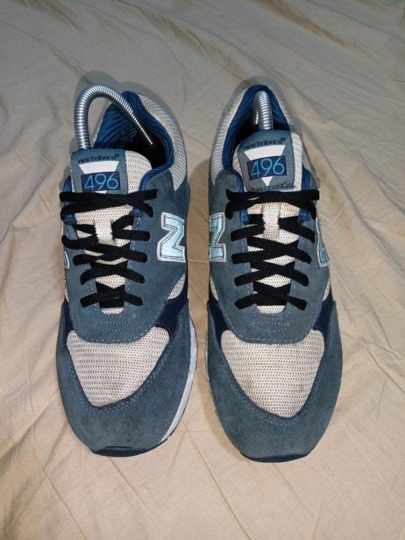 New balance 496 blu navy hotsell