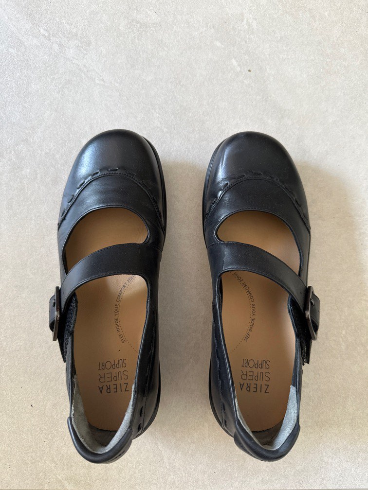 New Ziera black work shoes 36 Women s Fashion Footwear Flats on Carousell