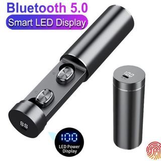 new  Bluetooth Earpiece  B9 TWS 5.0 Bluetooth Earphones Wireless Earbuds LED Display Sport Headset With Mic Earbuds