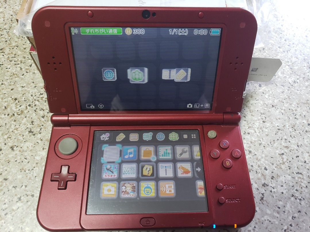 New Nintendo 3DS LL (Metallic Red) 新任天堂3DS LL (金屬紅), 電子 