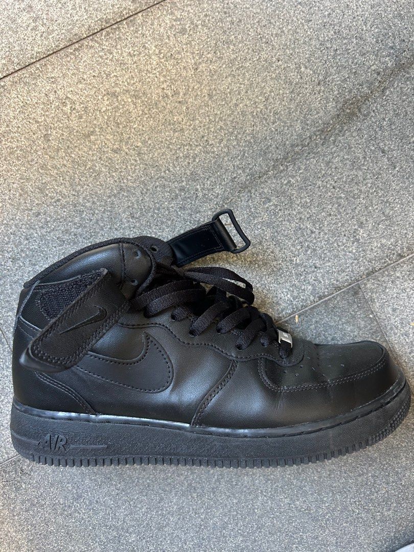 Air force 1 all black high top new arrivals