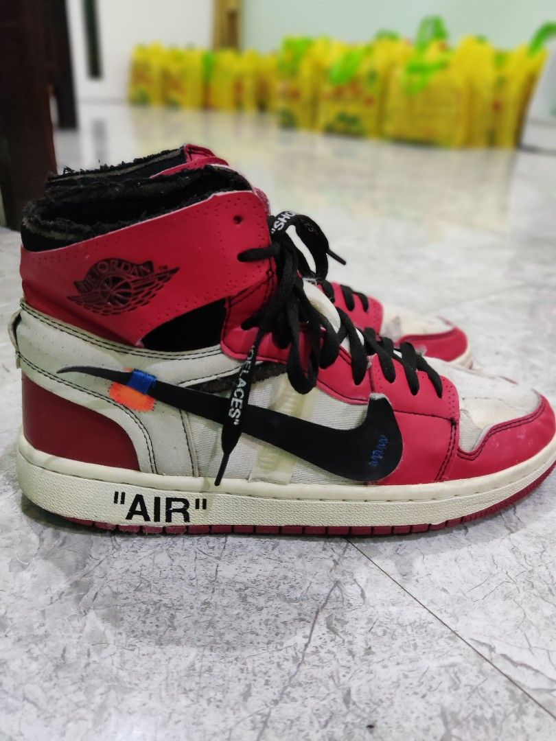 Nike air Jordan colab off white on Carousell