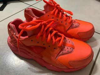 Nike air max 螢光粉橘運動鞋
