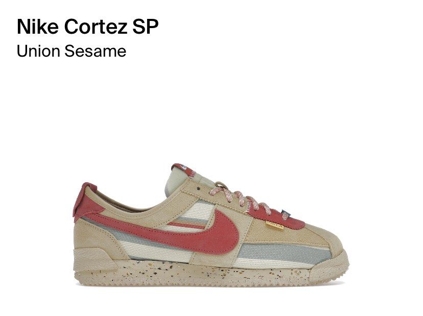 cortez x union sesame stockx