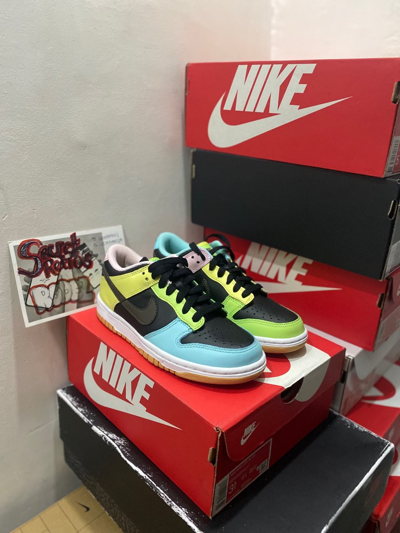 Nike Dunk Low GS Dark Chocolate Copa, Women's Fashion, Footwear