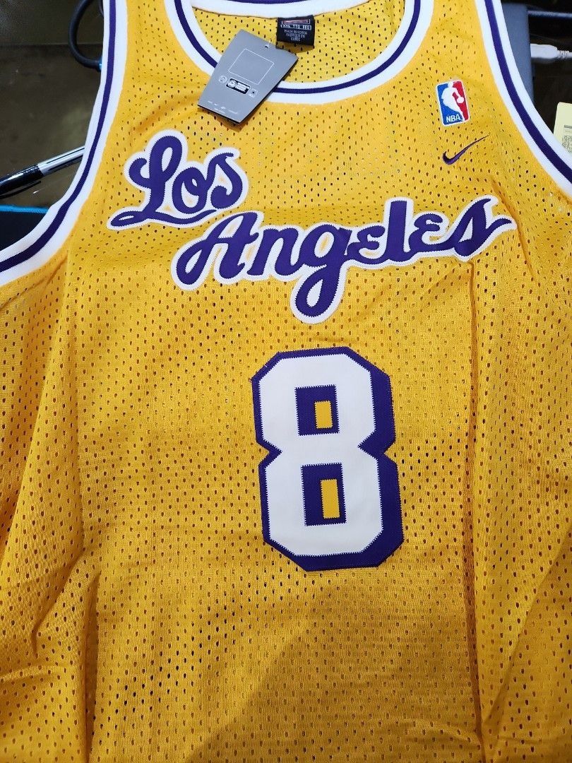 Vintage Nike Los Angeles Lakers Kobe Bryant 1961 Throwback Rewind NBA  Jersey M