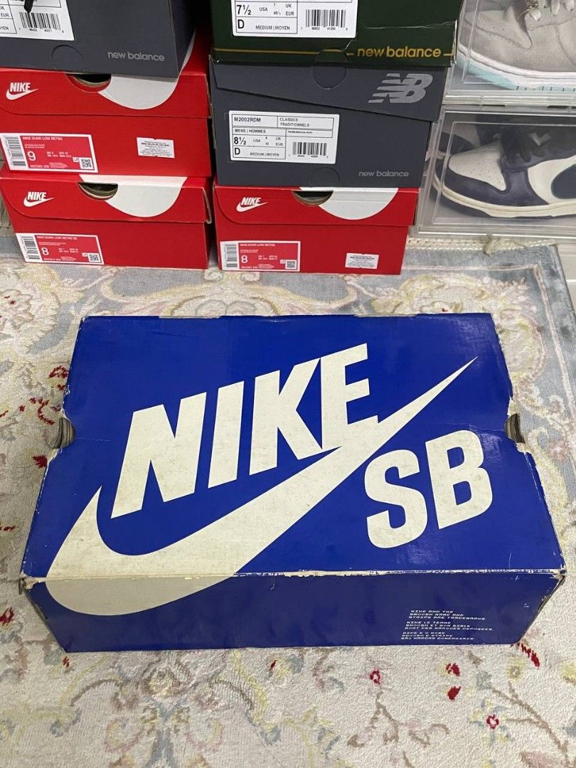 Nike sb outlet blue box