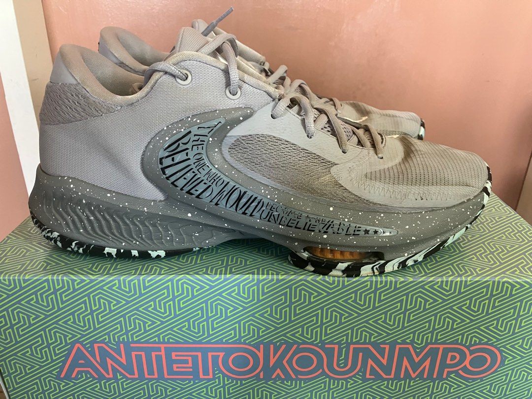 Nike Zoom Freak 4 EP 'Etched in Stone' | Grey | Men's Size 10
