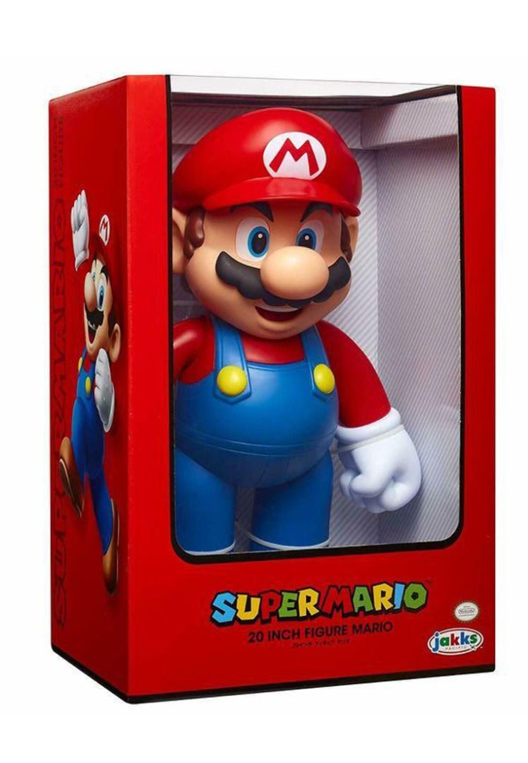 Nintendo Super Mario 20inch Mario Big Figure, Poseable Action Figure