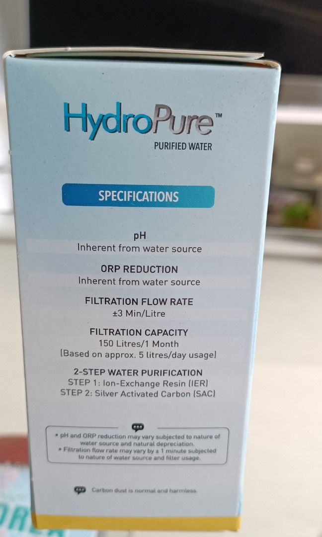 Novita Hydropure Filter for novita Water Pitcher, Furniture & Home