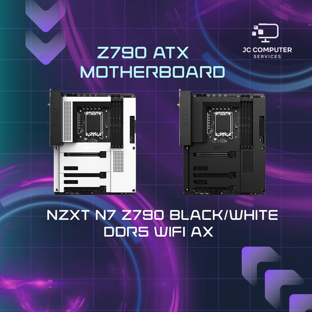 White 2024 atx motherboard