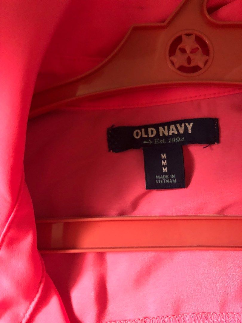 Old Navy Original Long Sleeves tops (Category: Blouses) located in Rizal. Submitted by tootchiekloset (Listing ID 1232054311, Image 2). Description: No tags but never been use good as new Neon Pink color with soft fabric medium ro Large fit body frame..