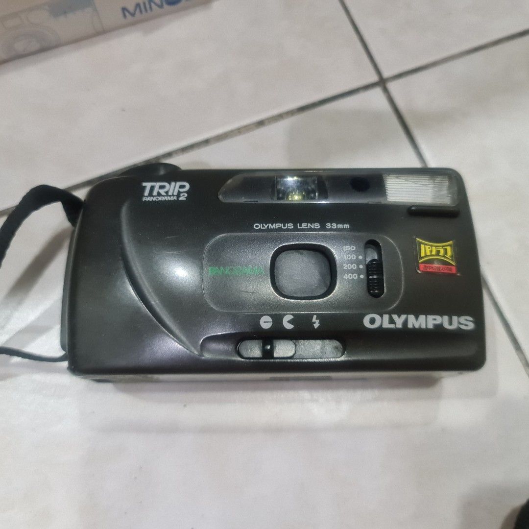 Olympus Trip Panorama 2 Film Camera (Category: Cameras) located in Quezon City. Submitted by jam1ekow (Listing ID 1232140865, Image 1). Description: selling this 35mm point and shoot camera as is UNTESTED pick up location: la loma qc.