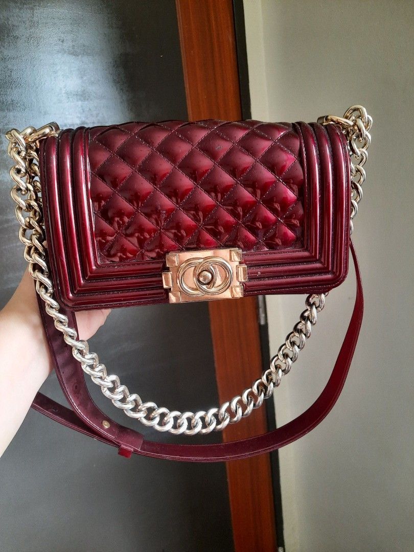 Authentic Toyboy jelly bag, Luxury, Bags & Wallets on Carousell