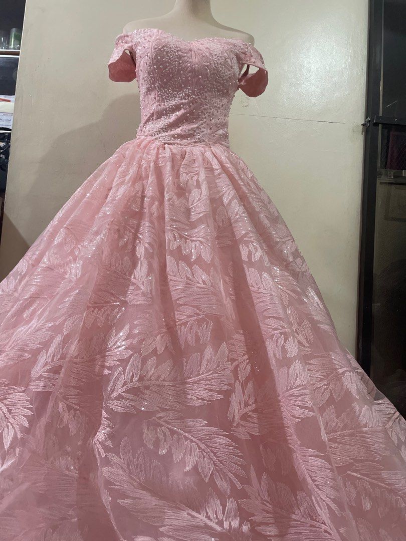 Pearl And Sequence Ball Gown (Category: Evening dresses & gowns) located in Caloocan City. Submitted by declutter_goods_for_less (Listing ID 1231967318, Image 3). Description: 🦋Bought for Php 10,000.00 and selling for only Php 4,000.00 🦋Used once for an event 🦋May fit M-L as it is can be adjusted at the back 🦋Shipping fee will be shouldered by the buyer 🦋Massage me for more information and photos.