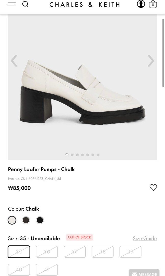 Penny Loafer Pumps from Charles & Keith (Category: Loafers) located in Las Pinas. Submitted by tyrastyle (Listing ID 1232051154, Image 2). Description: (sold out on their website) Still in good condition Size 35 Trendy shoes So nice when worn 😭.